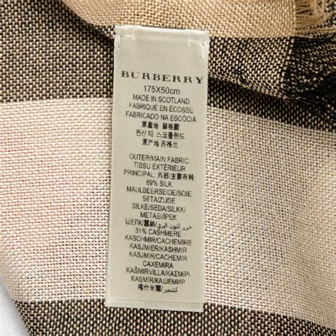 locations of burberry origination tags in handbags|authentic Burberry scarf tag.